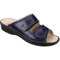 Ciabatte da donna cucite a mano e plantare estraibile Ecosanit Carla