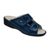 Ciabatte da donna cucite a mano e plantare estraibile Ecosanit Clea A