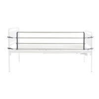 Sponde ribaltabili in acciaio verniciato colore bianco per letti da degenza