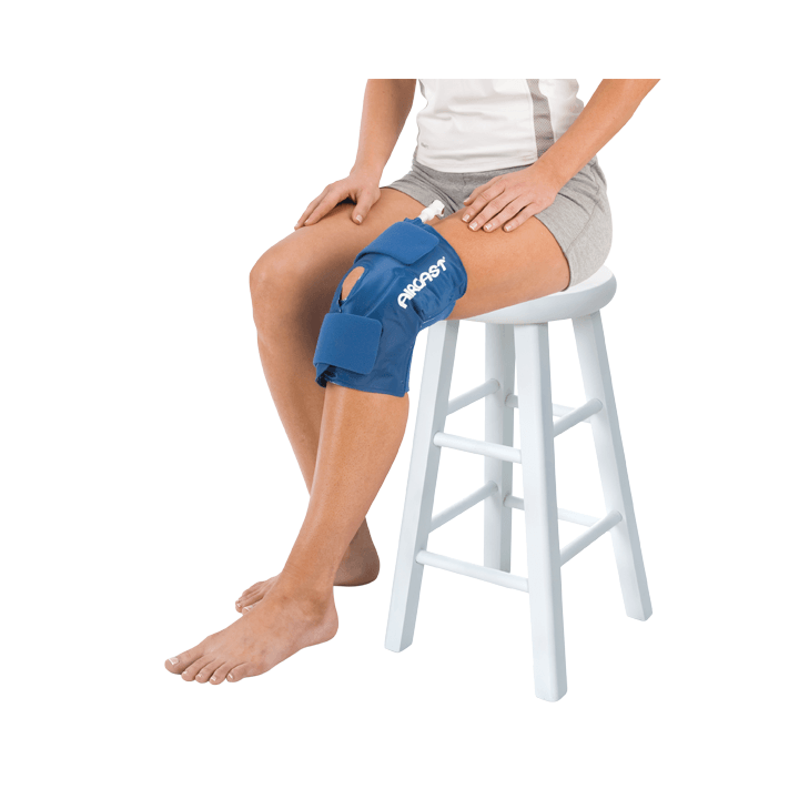 Bendaggio Cryo/Cuff ginocchio Aircast singolo senza cooler