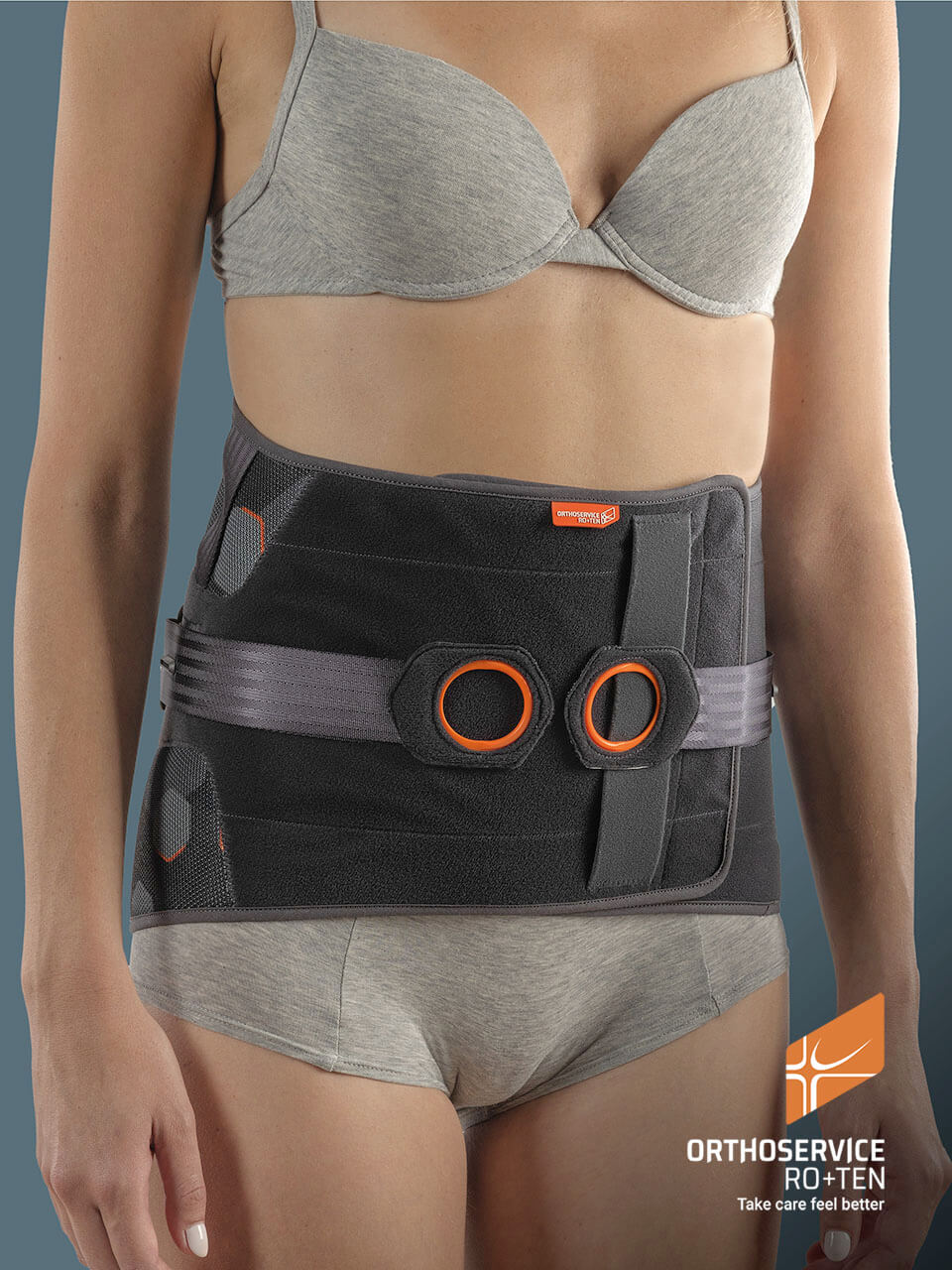 Busto ortopedico lombare alto con tiranti Orthoservice Lumbopull 72