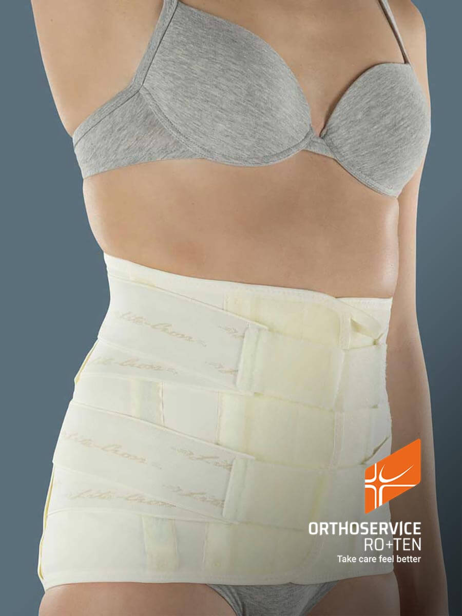 Busto ortopedico elastico alto lombare Orthoservice Ro+ten Lite-Cross 91