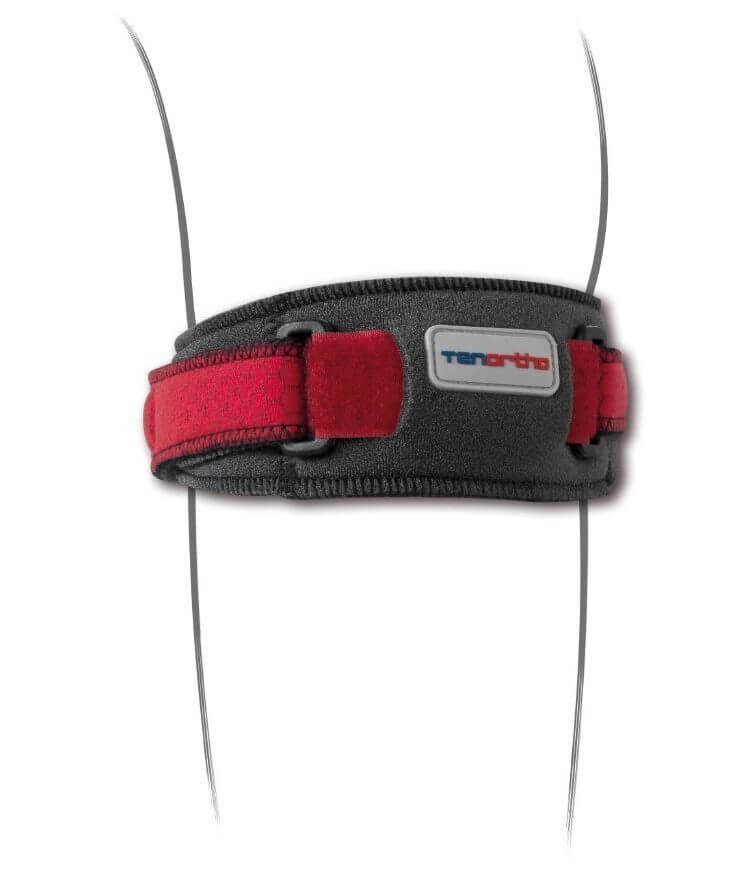 Cinturino sottorotuleo in moltoprene velcrabile con pressore tenortho t&on