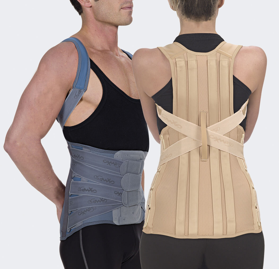 Corsetto semirigido dorso-lombare con spallacci Camp50 5037