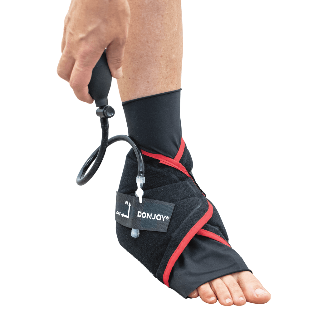 Borsa del ghiaccio per caviglia DonJoy Ankle ICE con compressione