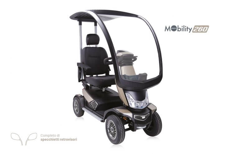Scooter elettrico 4 ruote con tettuccio Moretti Ardea Mobility 260 - 2