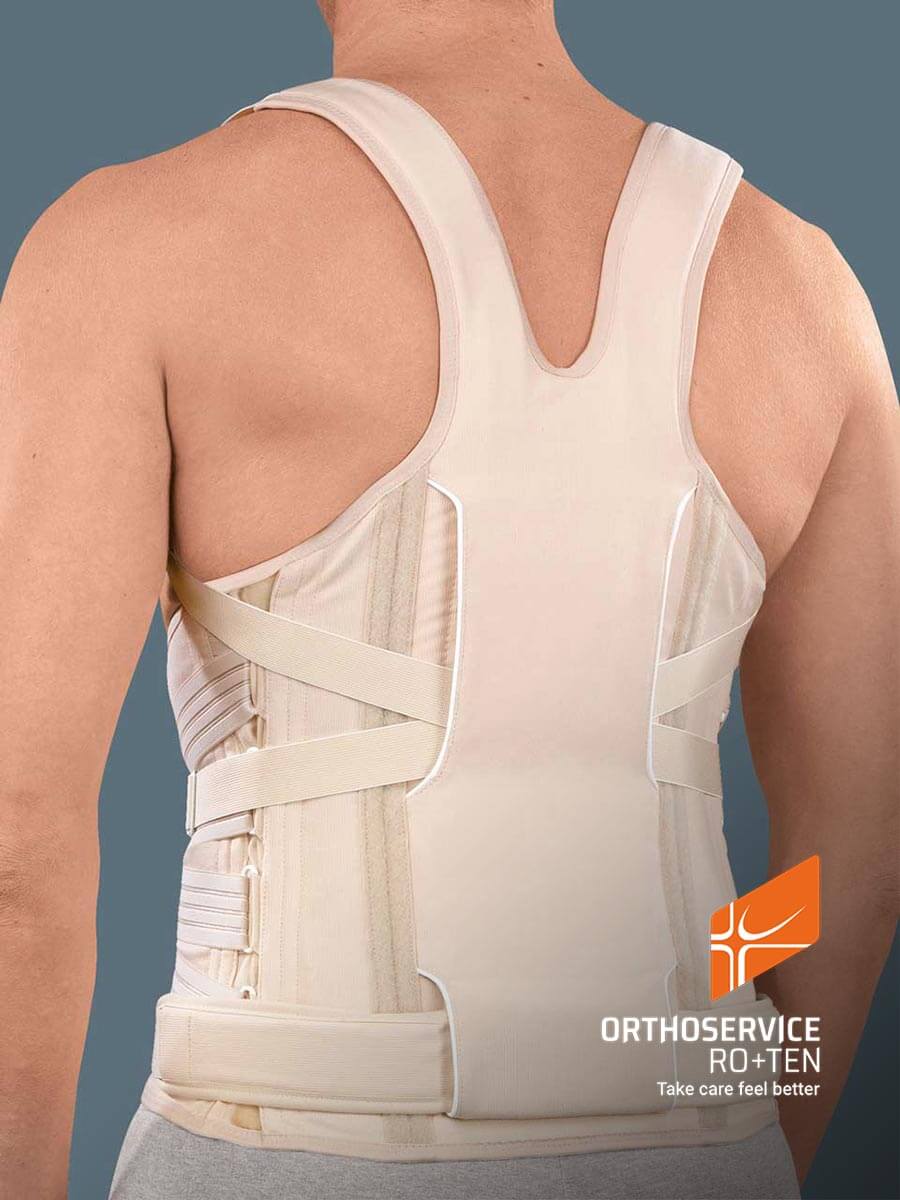 Tutore dorso-lombare con busto e spallacci SAT Orthoservice Ro+ten